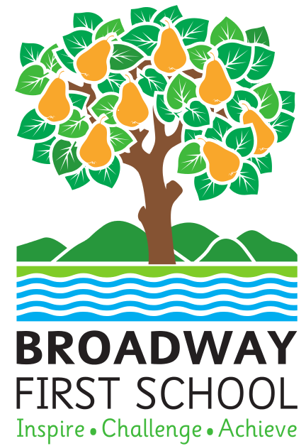 School logo with words